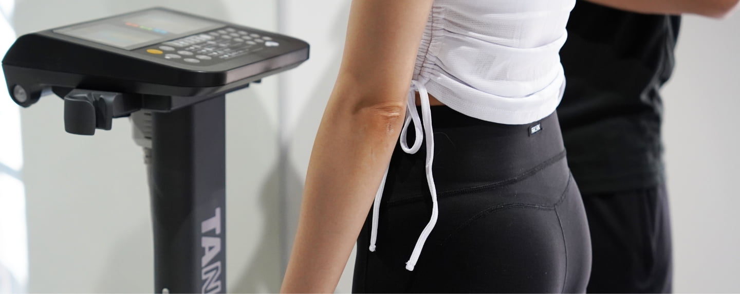 体組成計による身体測定